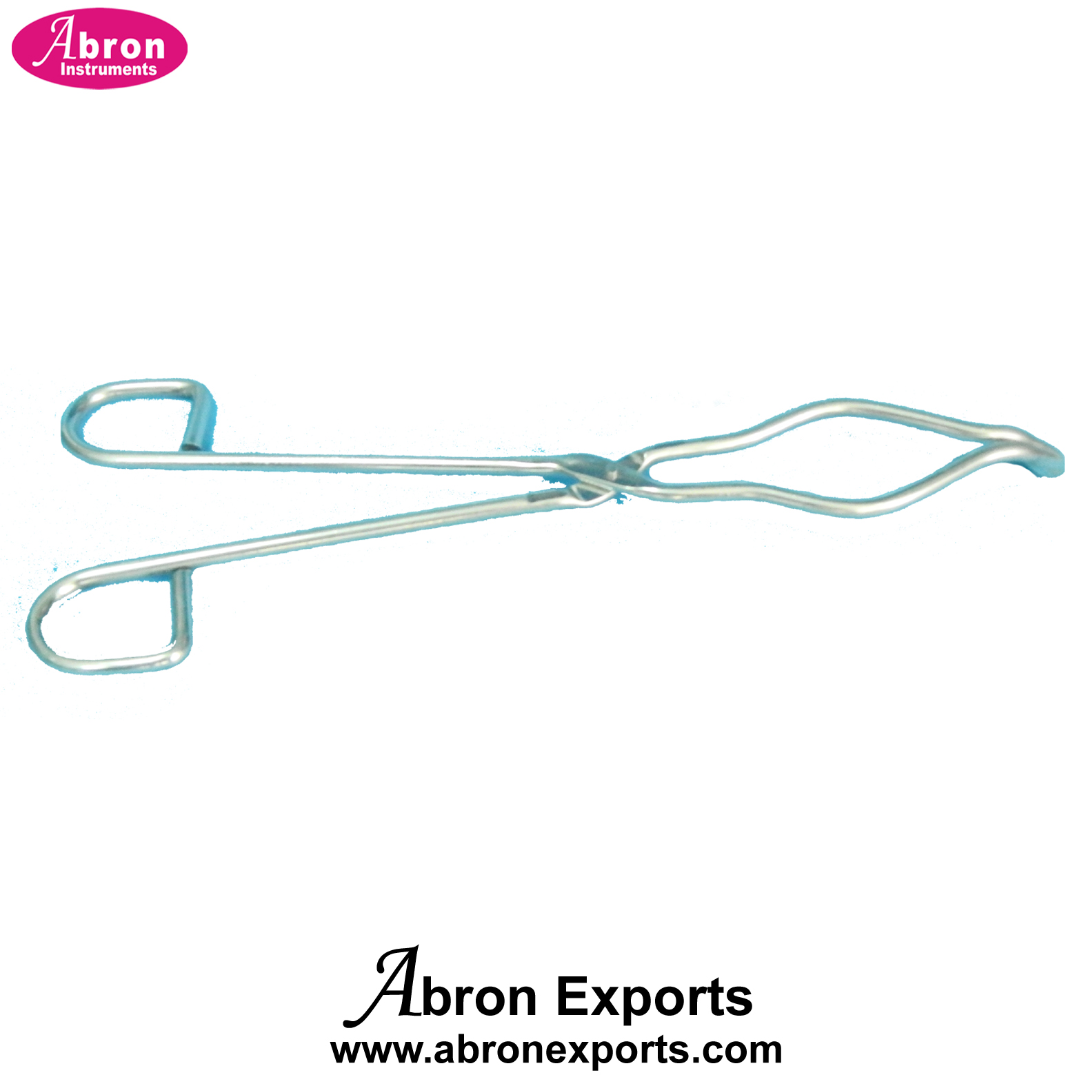 Crucible Tongs Steel 6 Inch 15cm Long 4 Inch wide Opening NP Nickeled or Black Steel wire flat joint Jaws  small medium large AC-601A